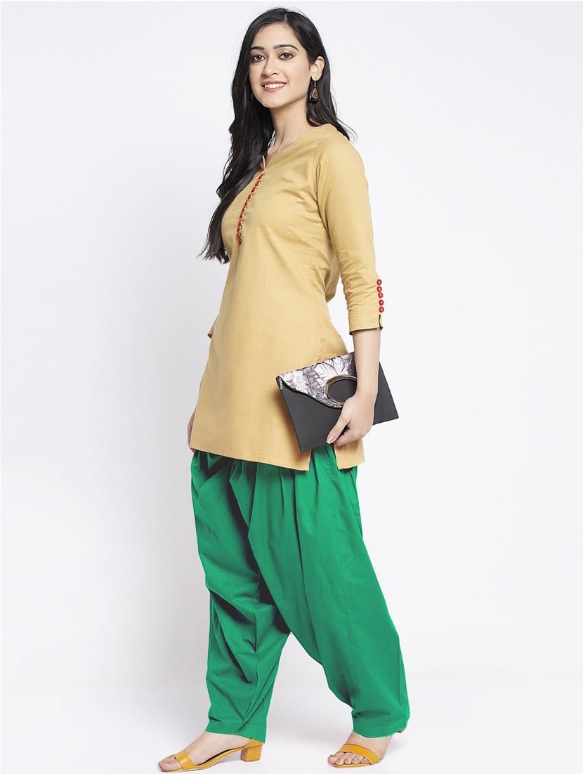 pack of 2 mid rise solid salwar - 19085907 - Standard Image - 5