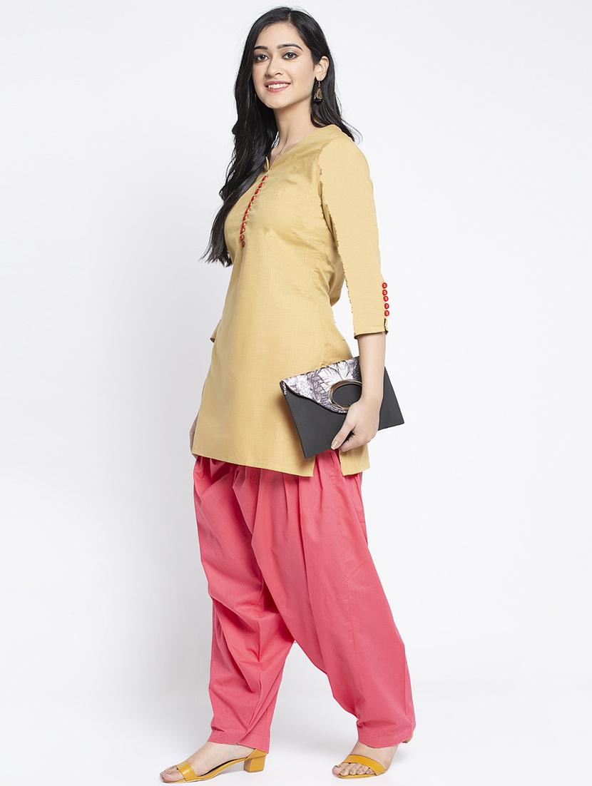 pack of 2 mid rise solid salwar - 19085928 - Standard Image - 5