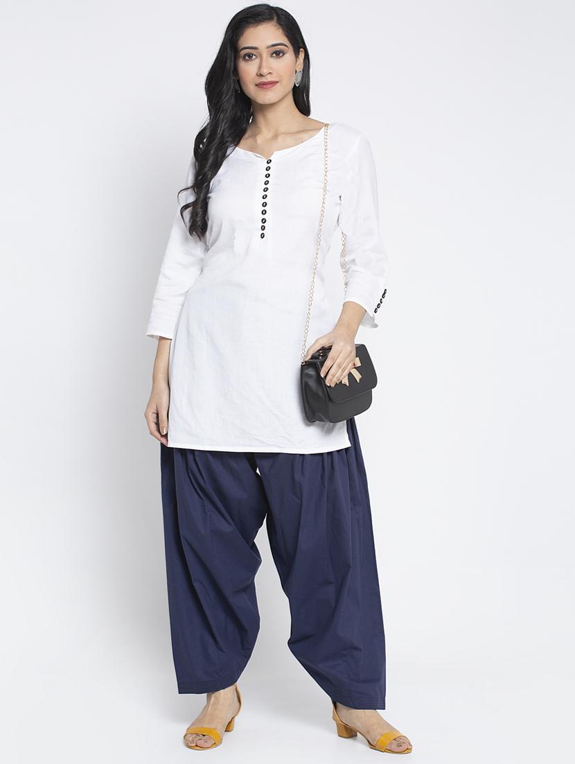pack of 2 mid rise solid salwar - 19085936 - Standard Image - 5