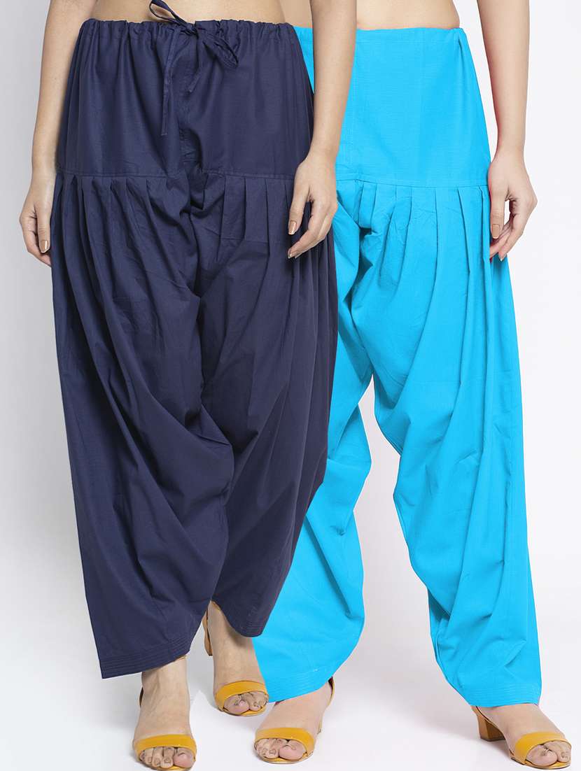 pack of 2 mid rise solid salwar 