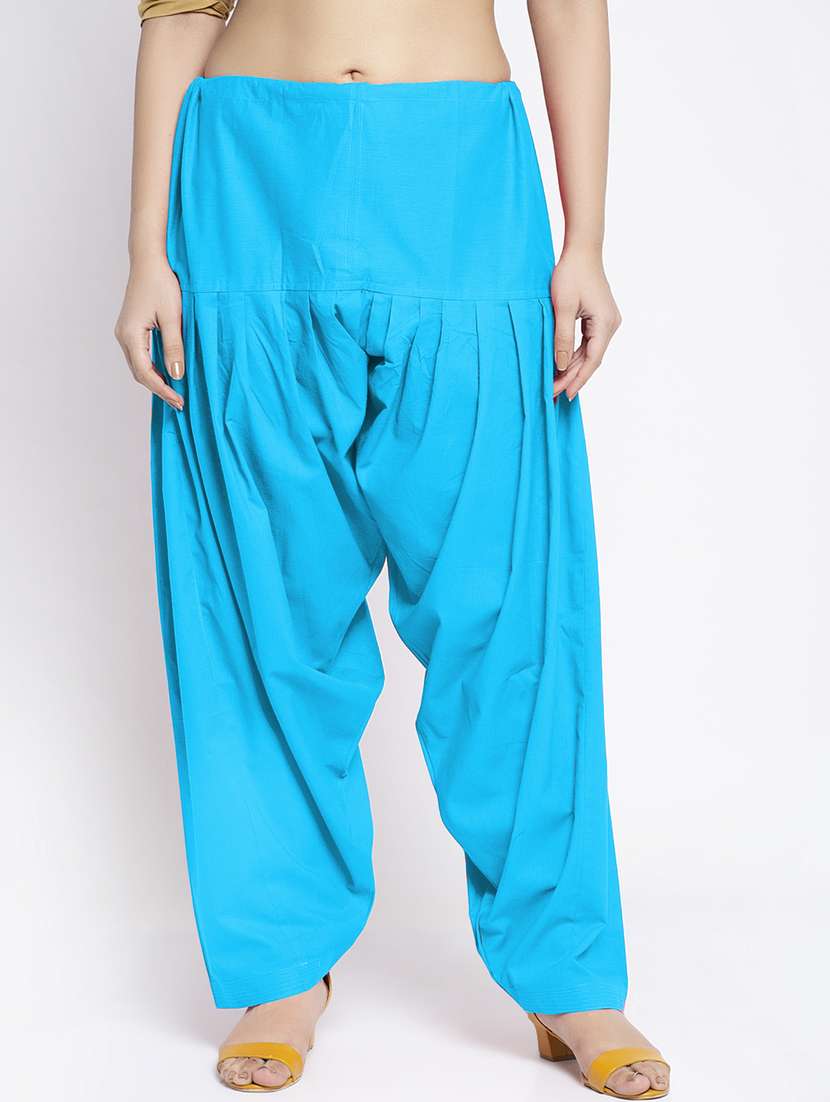 pack of 2 mid rise solid salwar  - 19085937 -  Standard Image - 3