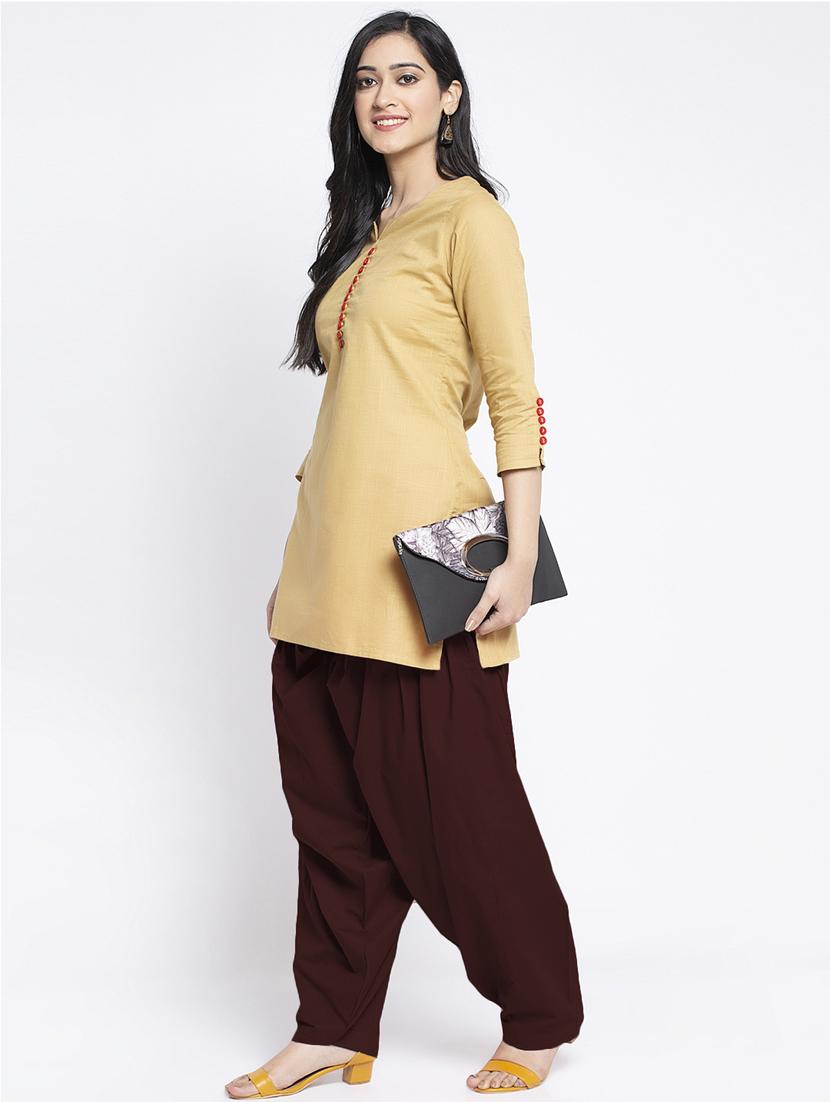 pack of 2 mid rise solid salwar - 19085940 - Standard Image - 5