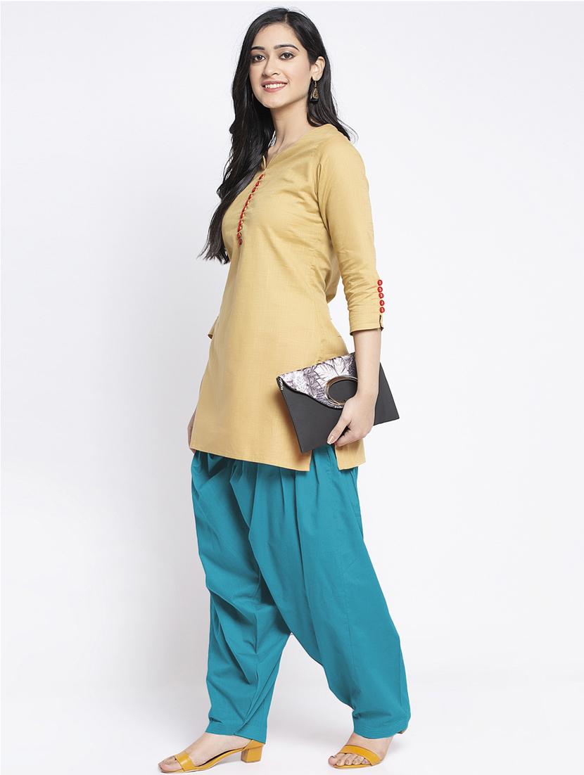 pack of 2 mid rise solid salwar - 19085942 - Standard Image - 5