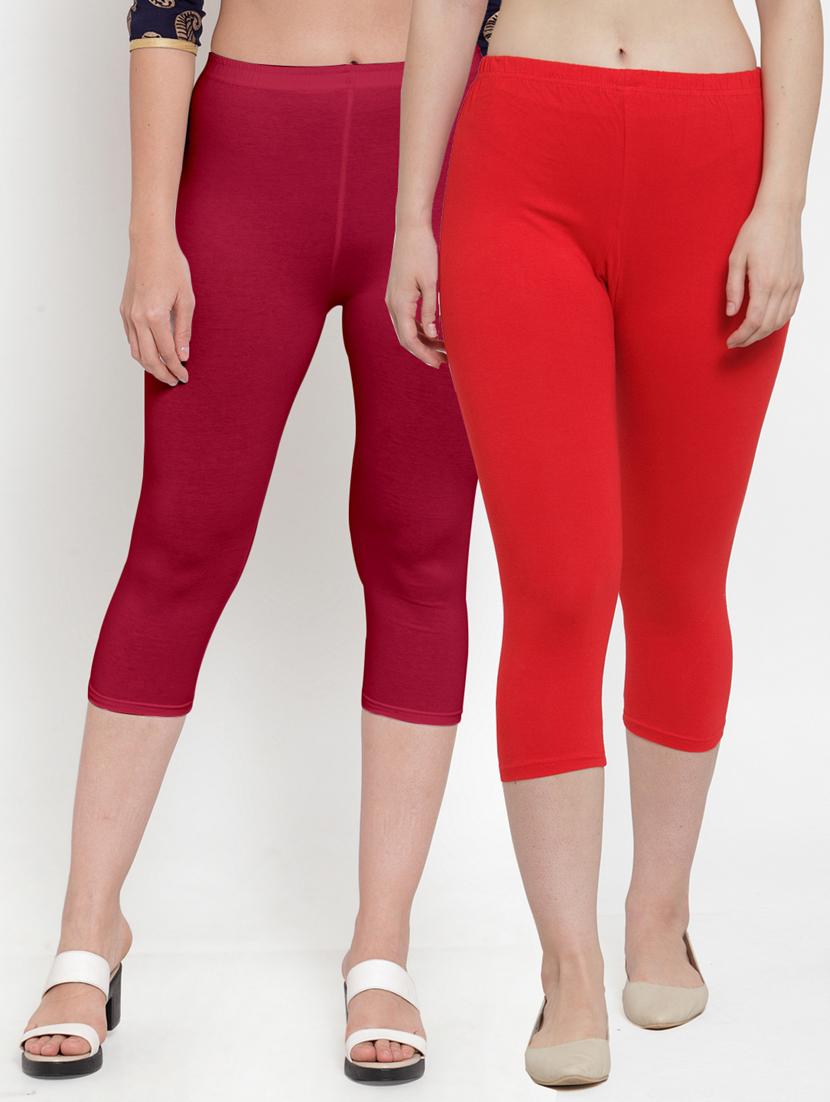 pack of 2 solid capri legging  - 19086009 -  Zoom Image - 0