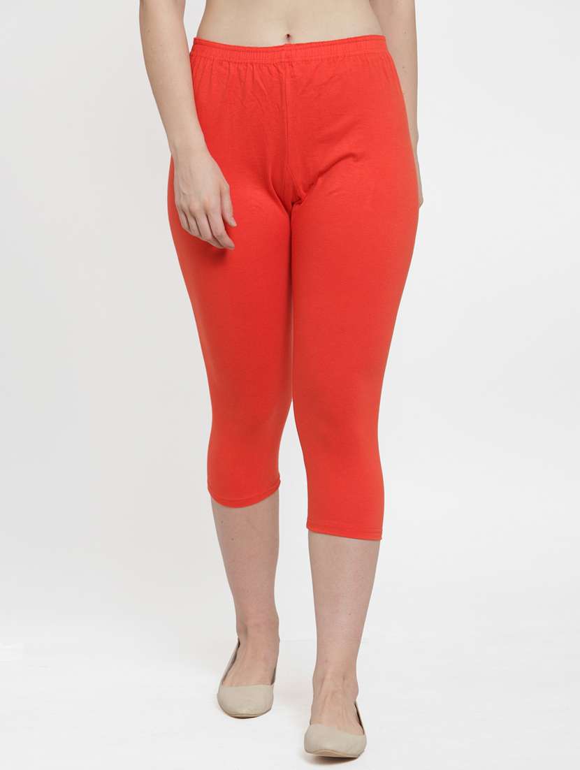 pack of 2 solid capri legging  - 19086022 -  Standard Image - 3