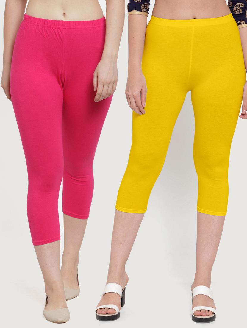 pack of 2 solid capri legging  - 19086050 -  Zoom Image - 0
