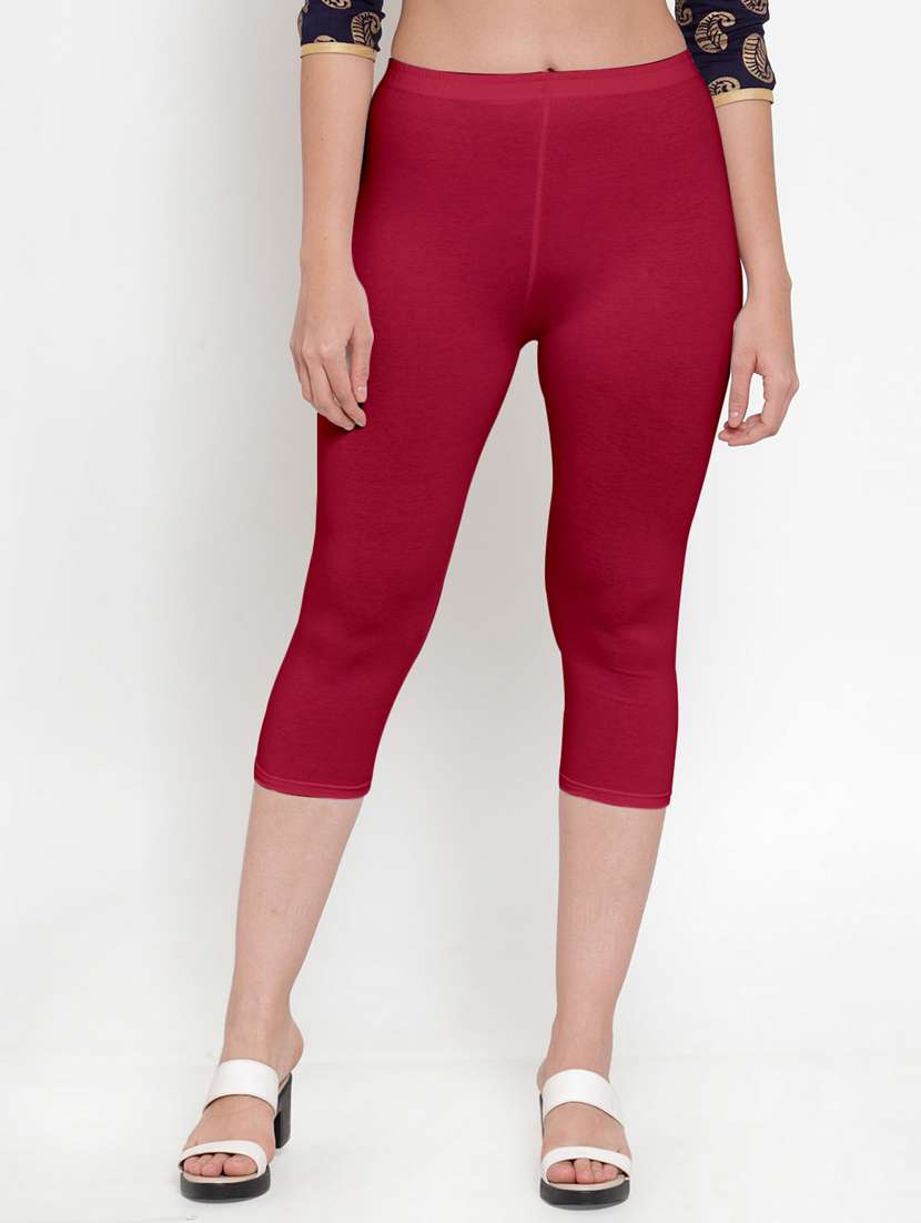pack of 2 solid capri legging  - 19086054 -  Standard Image - 3