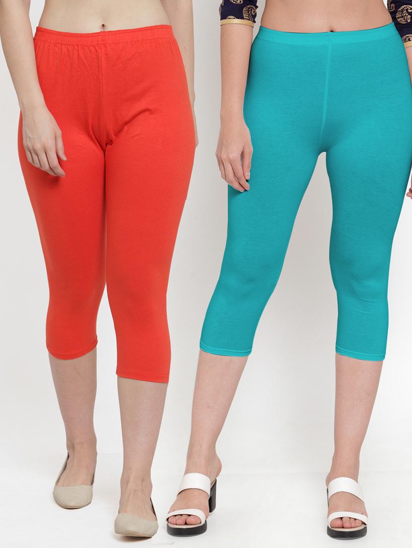 pack of 2 solid capri legging  - 19086088 -  Zoom Image - 0