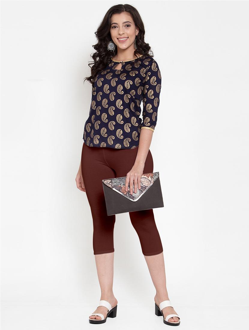 pack of 2 solid capri leggings - 19086141 - Standard Image - 5