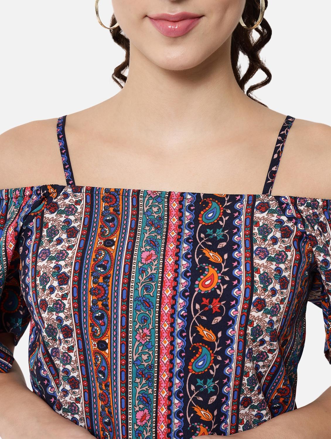 women's straight shoulder strap top - 19086787 - Standard Image - 5