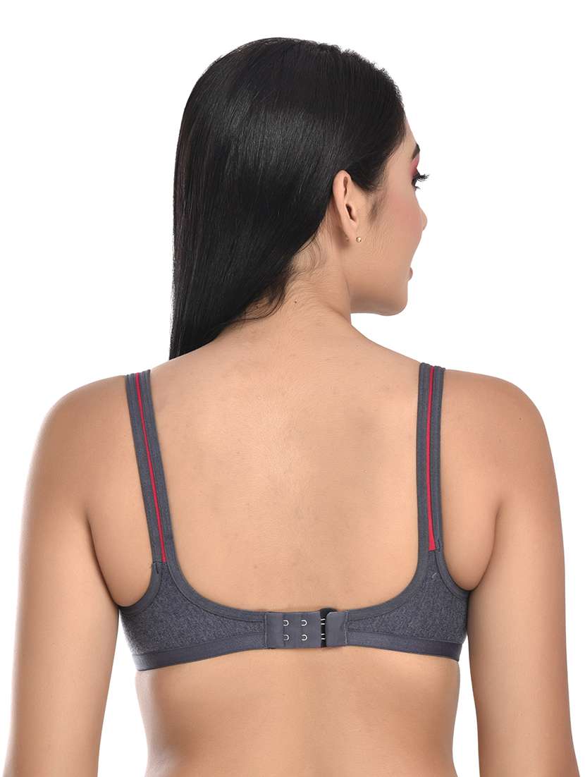 pack of 2 multi colored solid sports bra - 19087098 -  Standard Image - 3