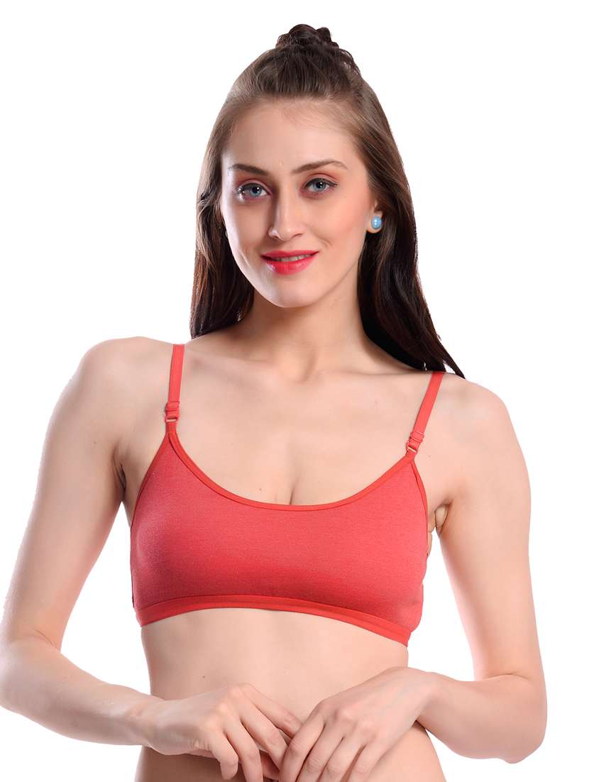 pack of 3 multi colored solid sport bra - 19087285 -  Standard Image - 5
