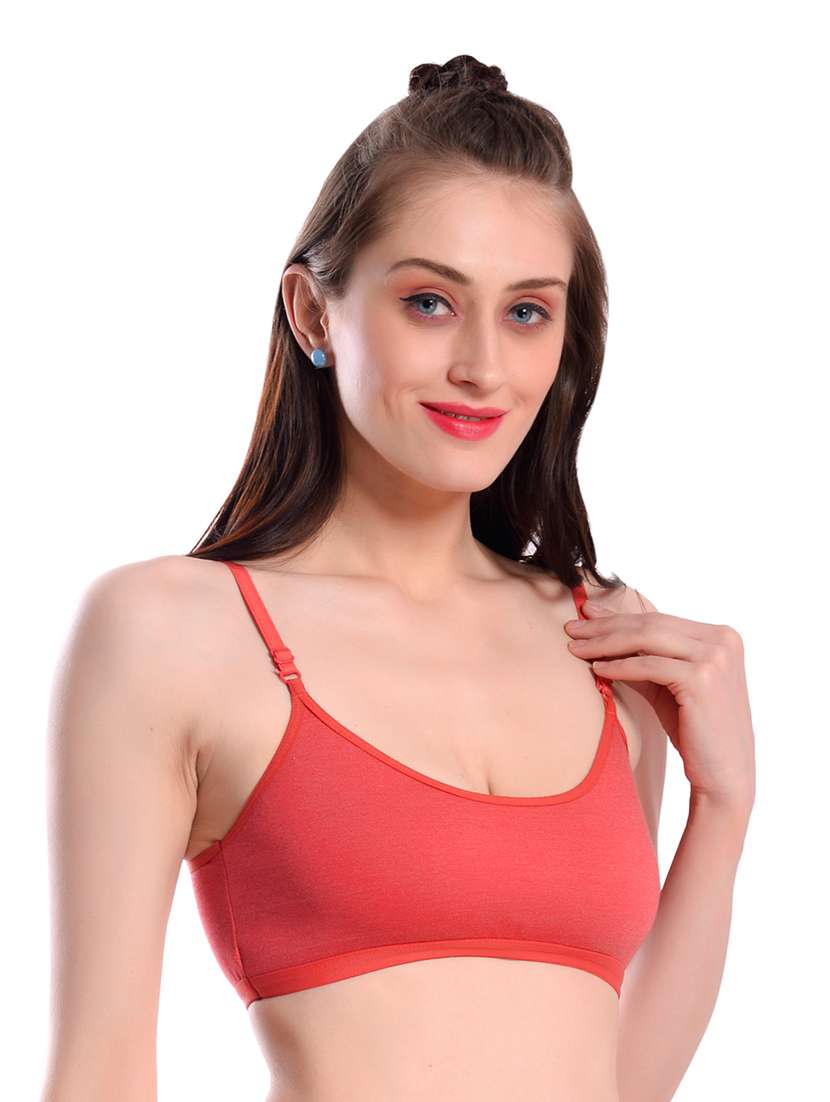 pack of 3 multi colored solid sport bra - 19087287 -  Standard Image - 5