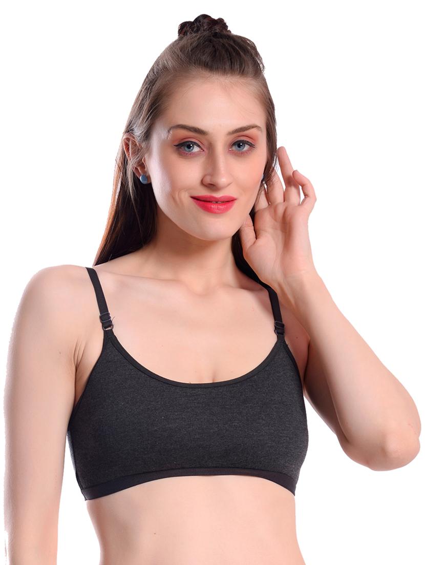 pack of 3 multi colored solid sport bra - 19087288 - Standard Image - 5
