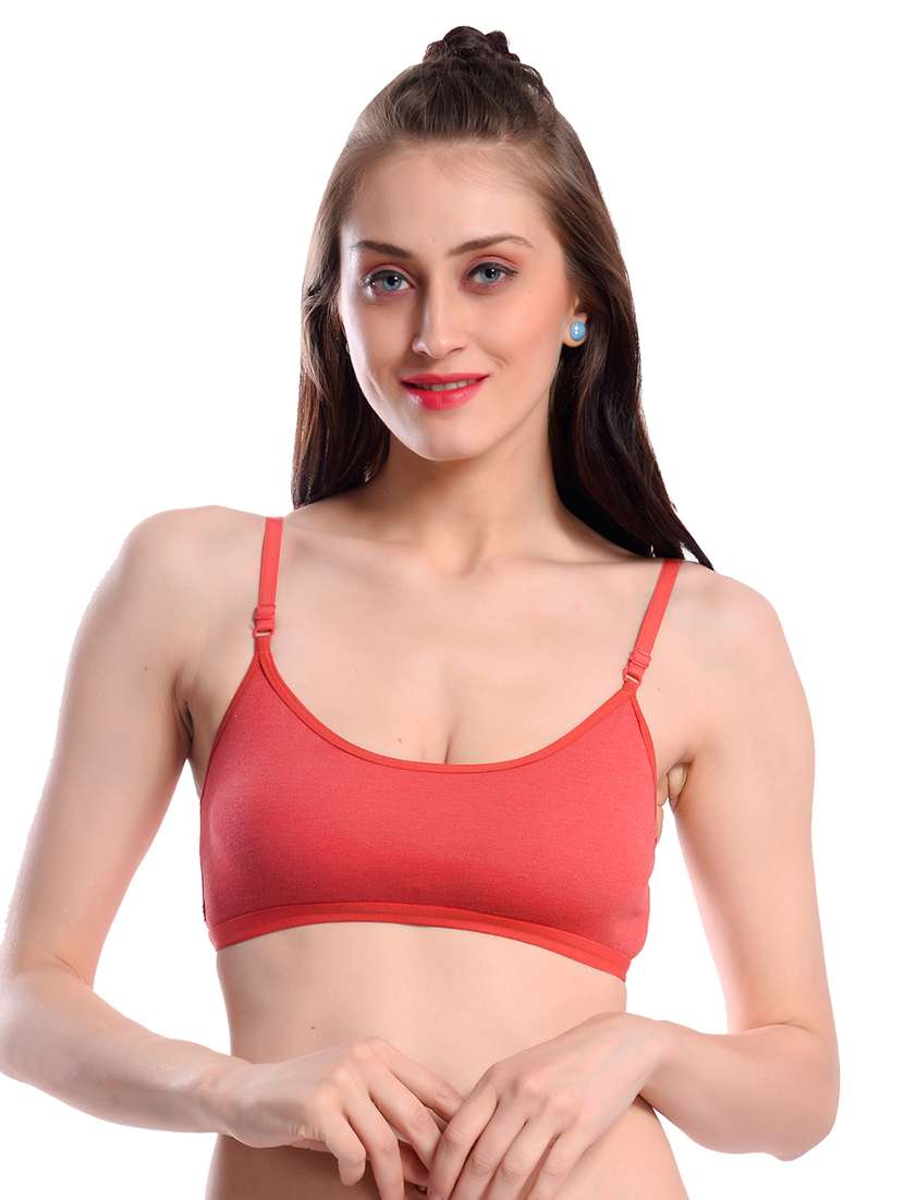 pack of 3 multi colored solid sports bra - 19087289 -  Standard Image - 5