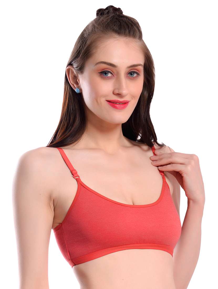 pack of 3 multi colored solid sport bra - 19087290 -  Standard Image - 3