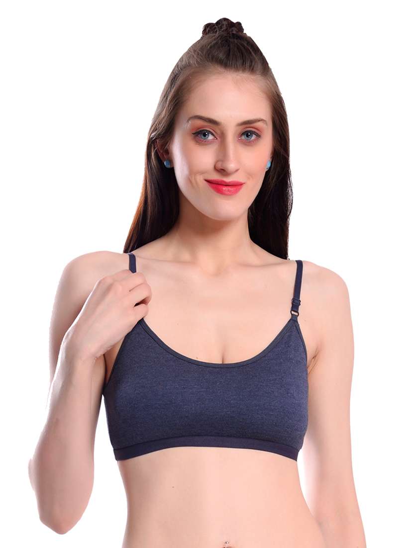 pack of 3 multi colored solid sport bra - 19087290 -  Standard Image - 5