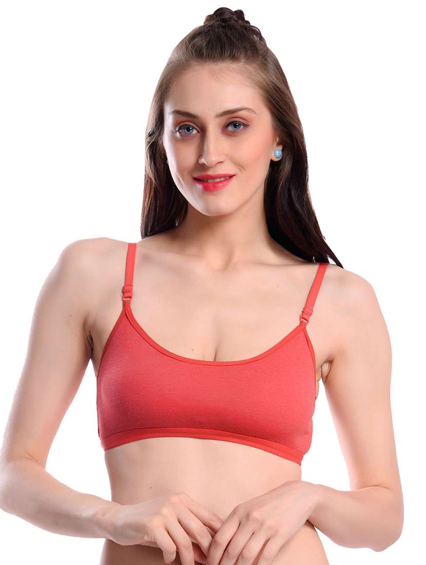 pack of 3 multi colored solid sport bra - 19087292 -  Standard Image - 5