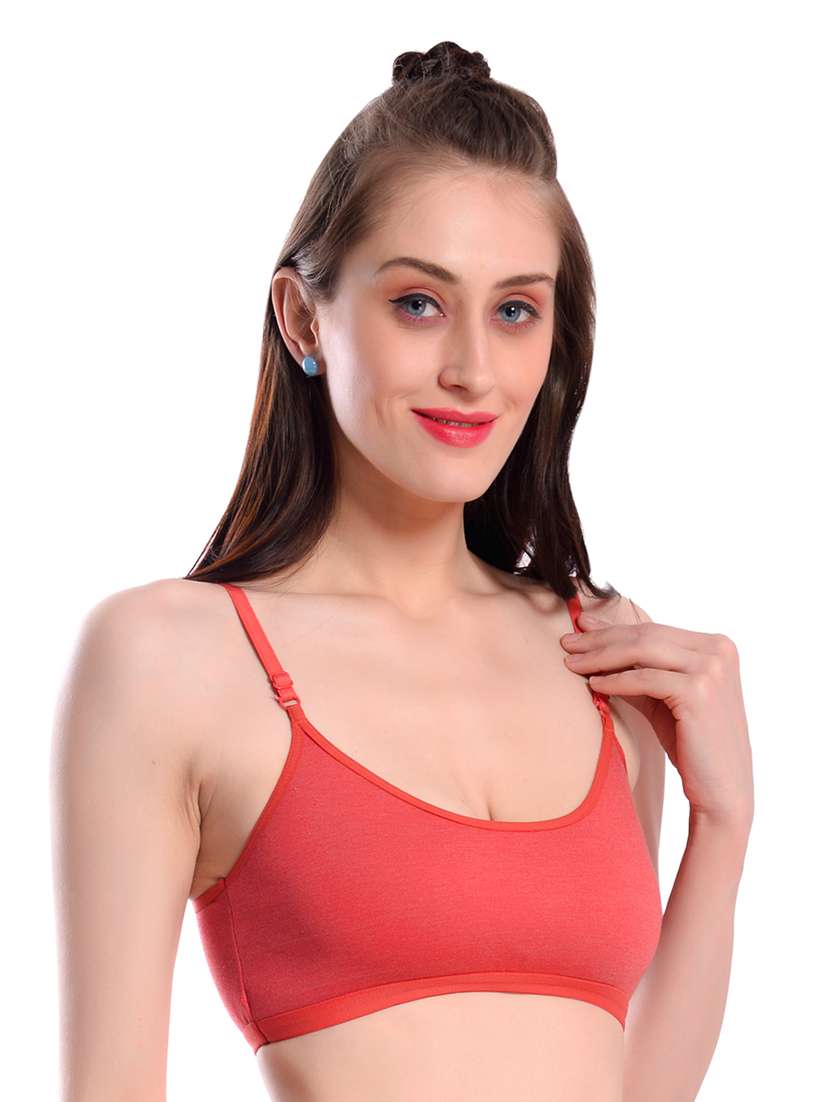 pack of 3 multi colored solid sport bra - 19087298 -  Standard Image - 5