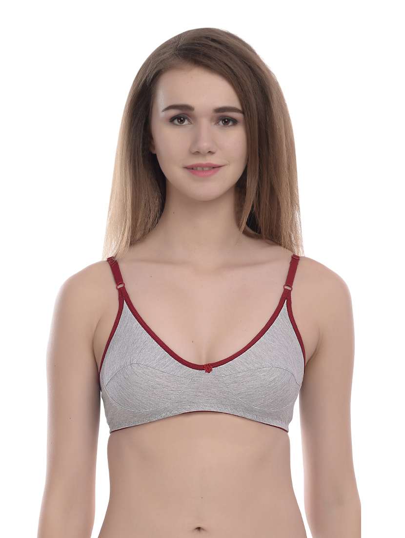 pack of 3 multi colored solid t-shirt bra - 19087303 -  Standard Image - 3