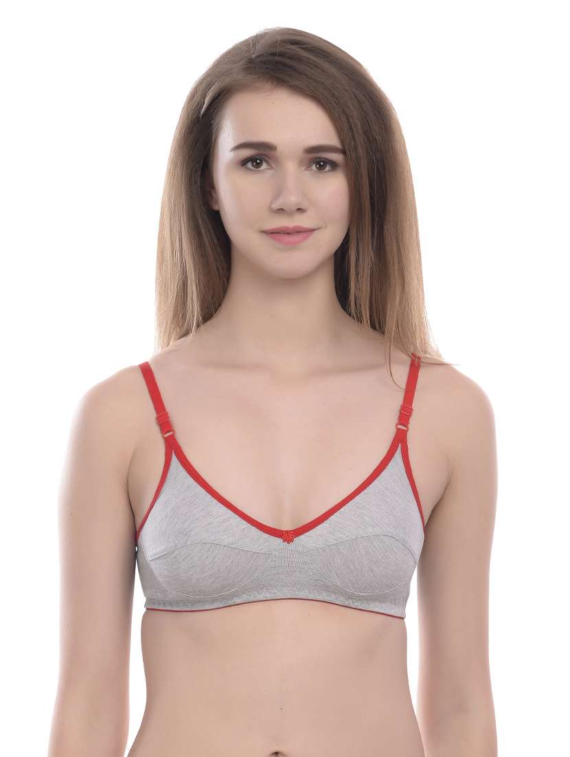 pack of 3 multi colored solid t-shirt bra - 19087317 -  Standard Image - 5