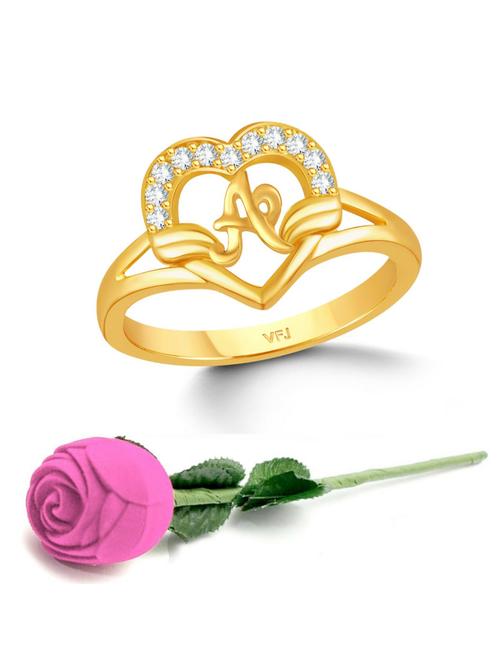 gold plated finger ring - 19087318 - Standard Image - 0
