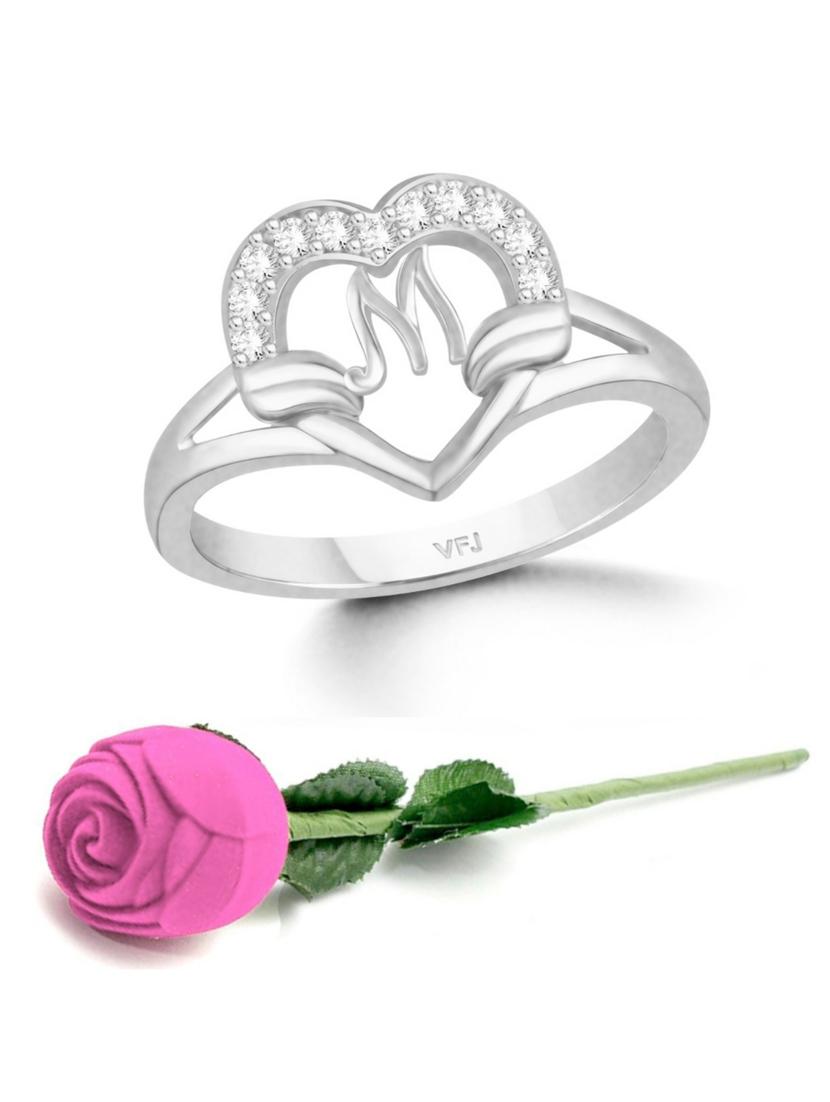 silver plated finger ring - 19087319 - Zoom Image - 0