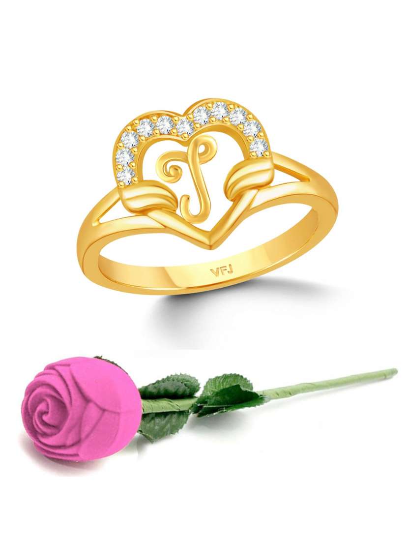 gold plated finger ring - 19087355 - Zoom Image - 0