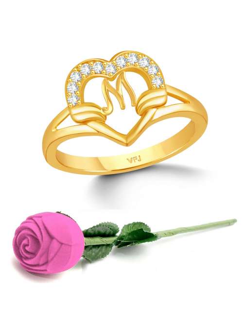 gold plated finger ring - 19087366 - Standard Image - 0