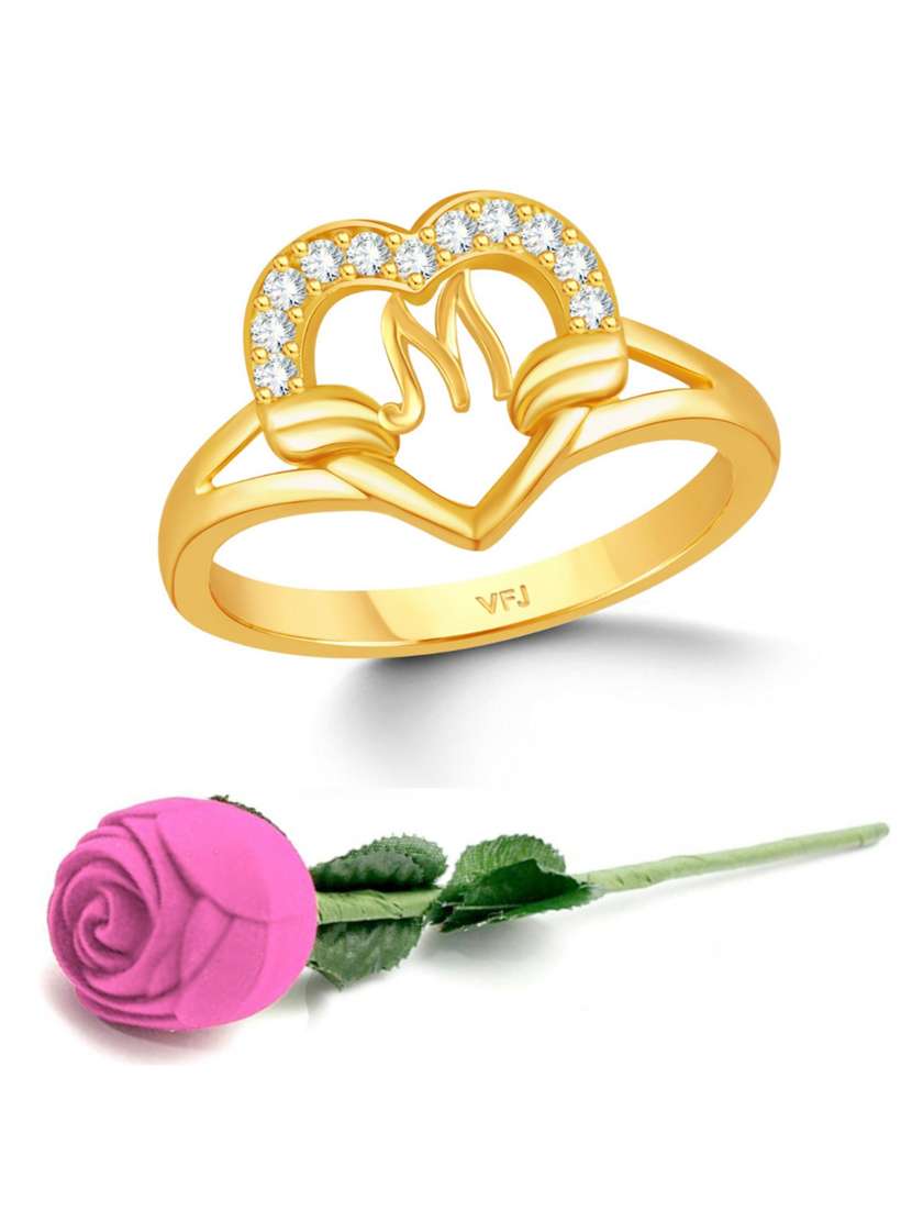 gold plated finger ring - 19087366 - Zoom Image - 0