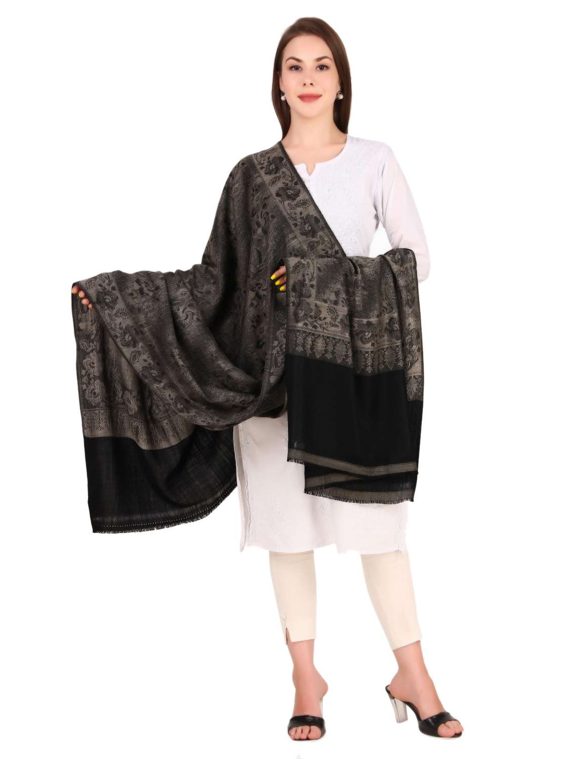 women's florals shawl - 19087627 -  Standard Image - 3