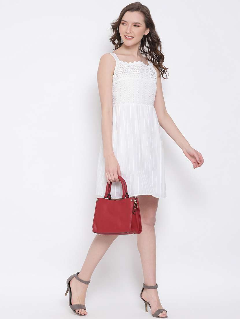 white a-line dress - 19087645 -  Standard Image - 3