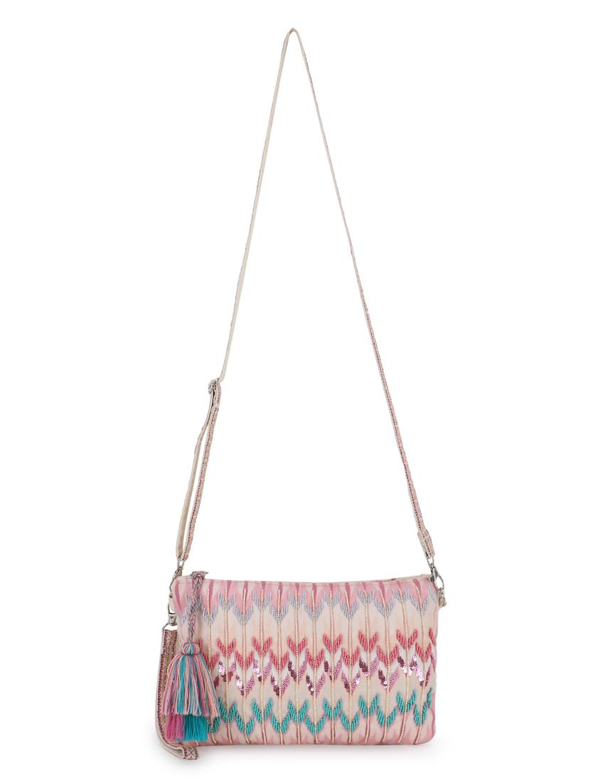 pink regular sling bag - 19088713 - Standard Image - 5