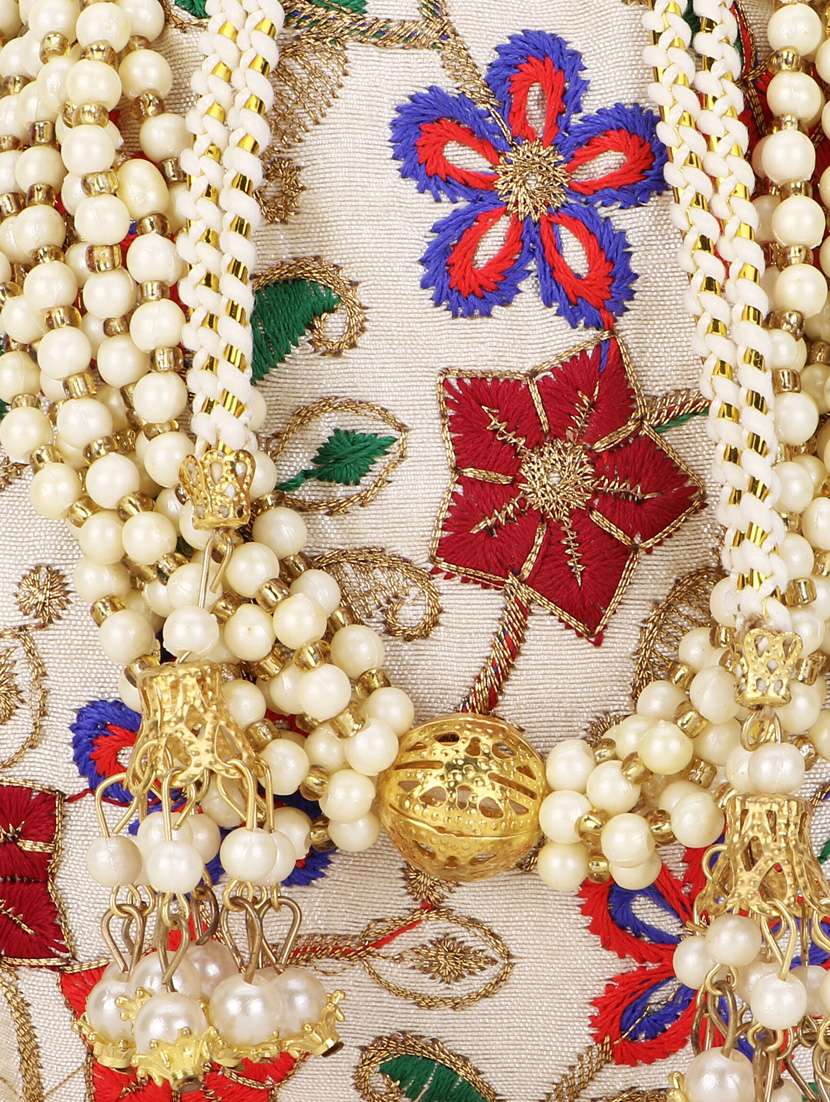 multi colored faux silk regular potli - 19088788 -  Standard Image - 3