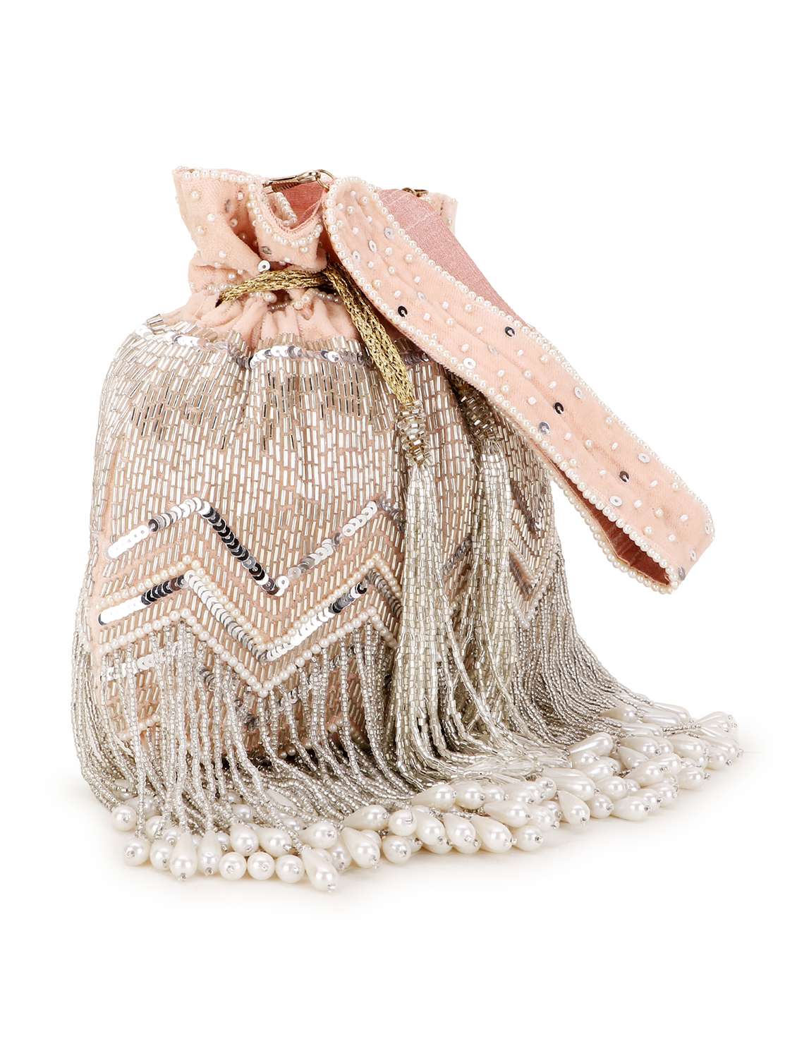 embellished regular potli - 19088818 -  Standard Image - 5