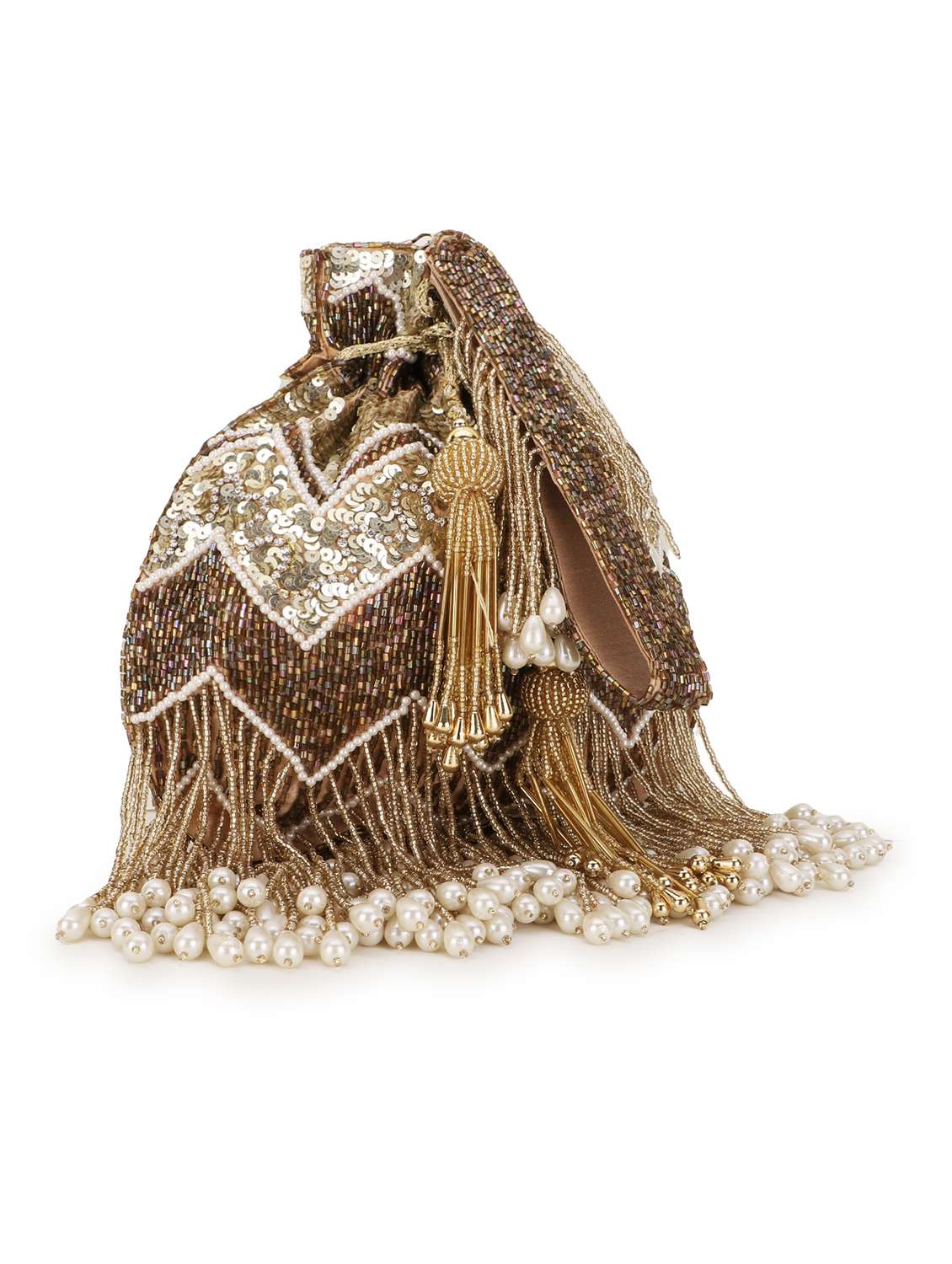 embellished regular potli - 19088820 -  Standard Image - 5