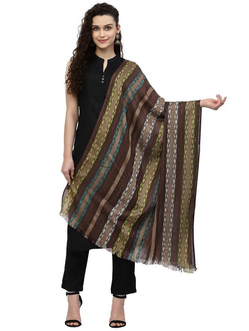 women's striped print stole - 19088867 -  Standard Image - 0