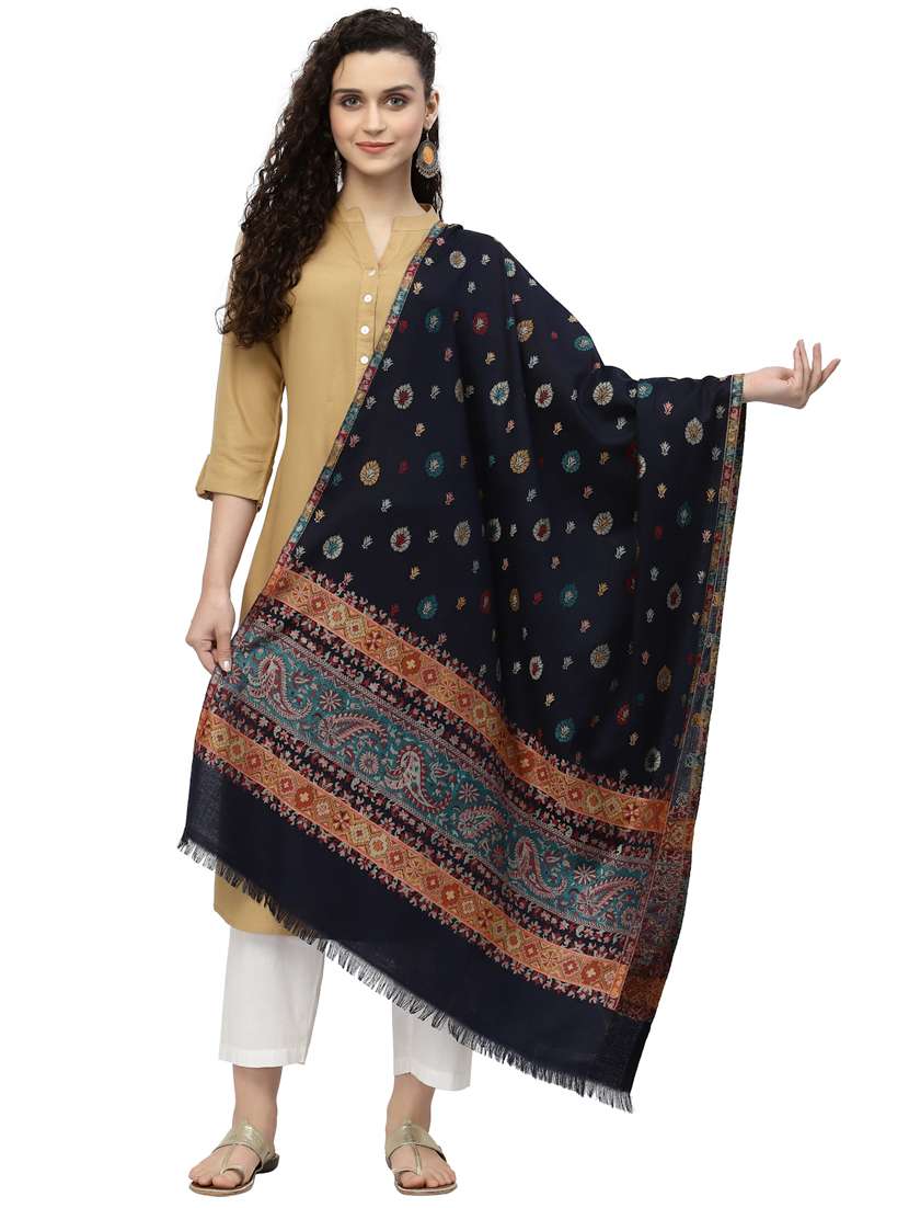 women's self design print stole - 19088885 -  Zoom Image - 0
