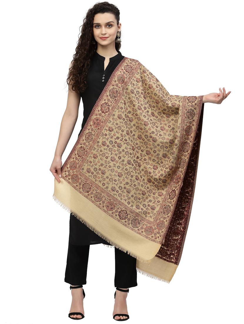 women's floral print stole