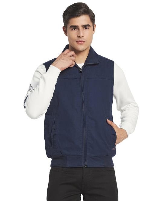dark blue casual jacket - 19089615 - Standard Image - 0