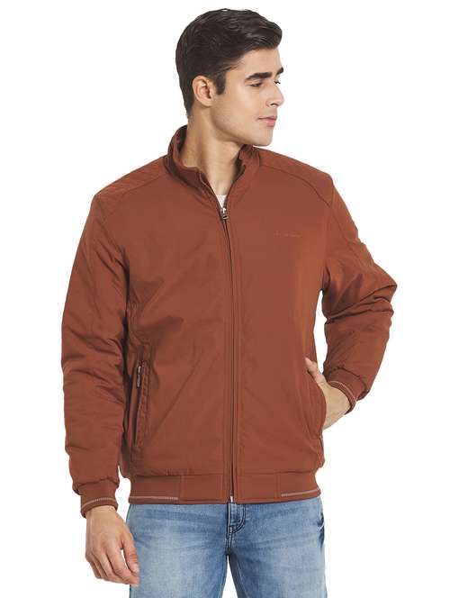 Casual Jacket Monte Carlo Jackets India Buy Online Brown Solid