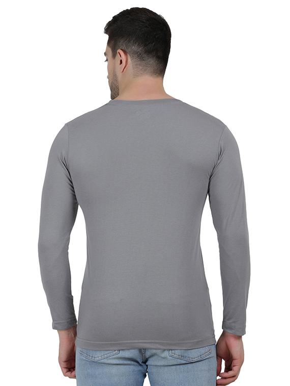 grey printed regular t-shirt - 19090196 - Standard Image - 3