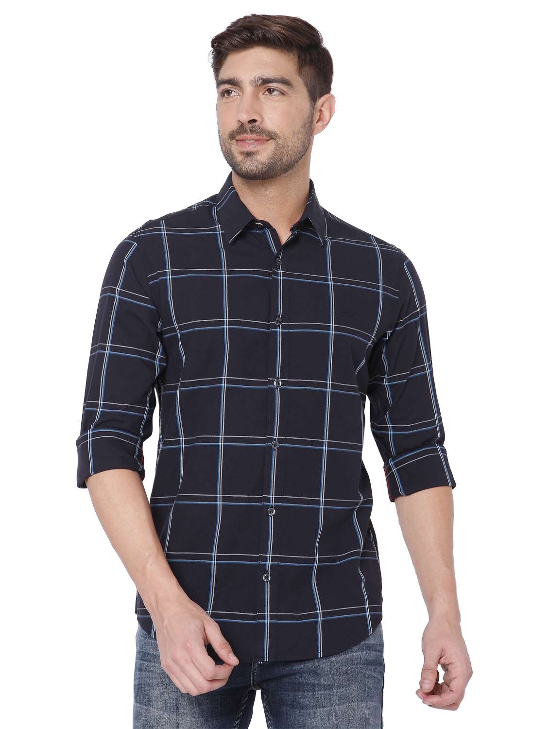 black cotton casual shirt