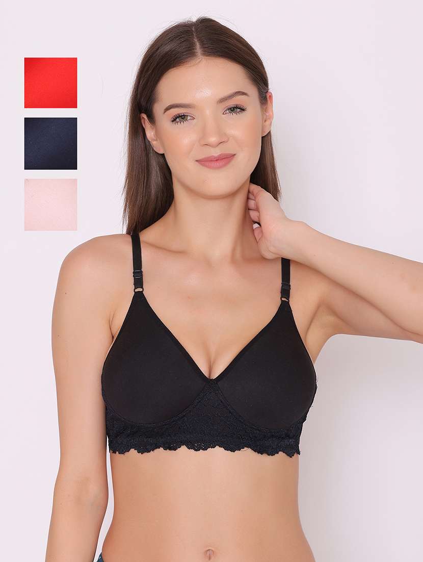 multi cotton regular bra - 19100677 - Zoom Image - 0