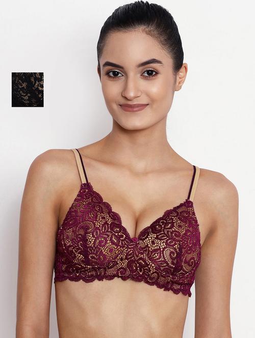 multi cotton push up bra - 19100699 - Standard Image - 0