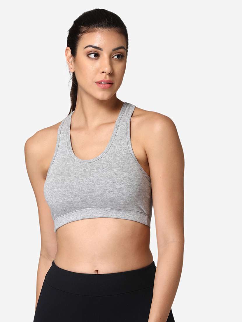 pack of 2 cotton sports bra - 19100721 - Standard Image - 3