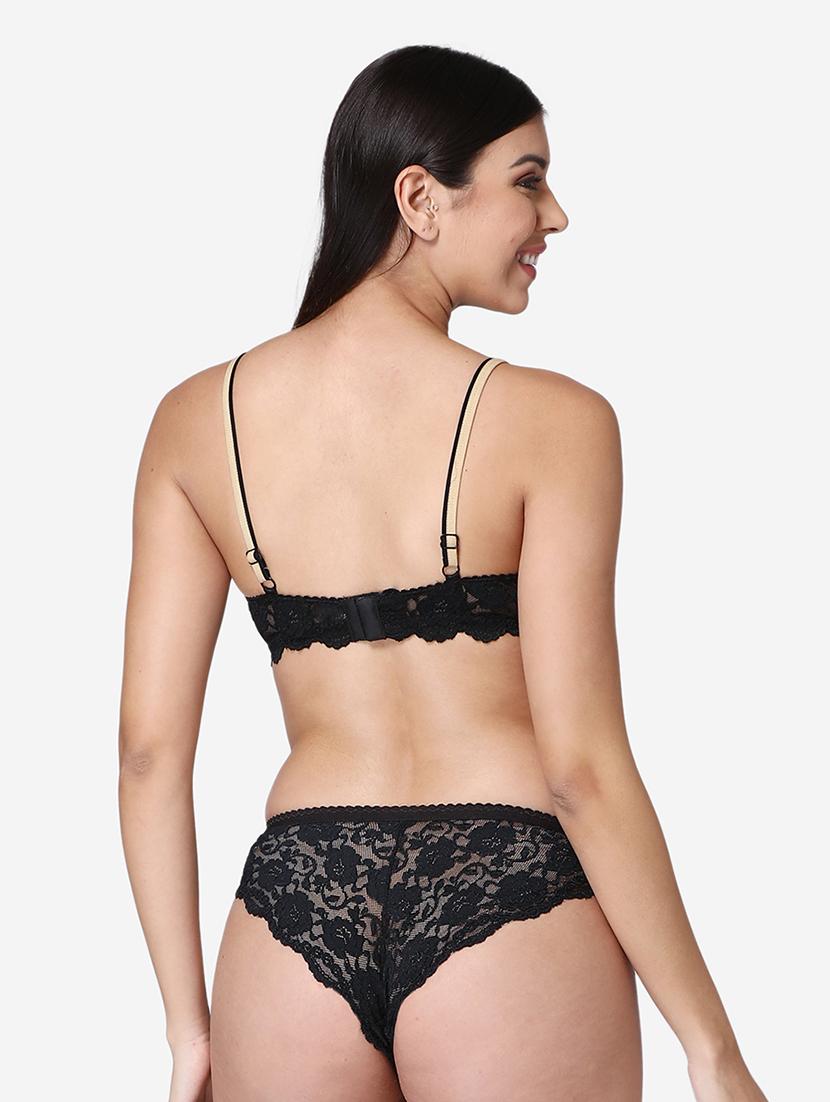 pack of 2 laced bra and panty set - 19100728 - Standard Image - 3