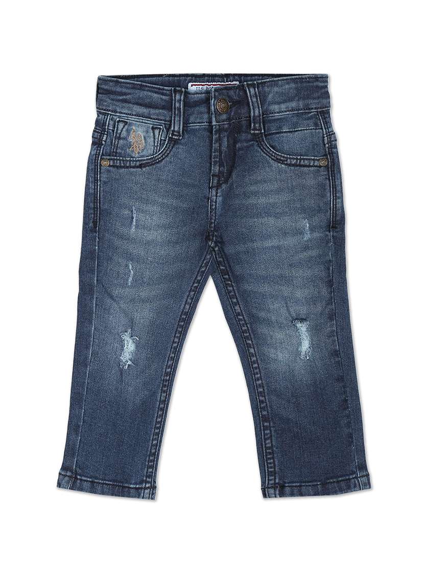boy's distress slim fit jeans