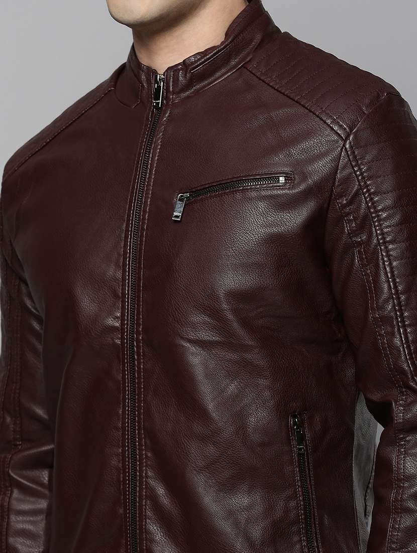 brown leather casual jacket - 19101551 -  Standard Image - 5
