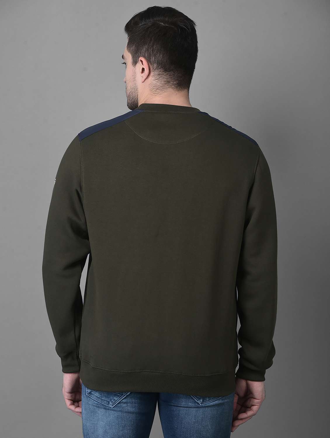 mens chest print sweatshirt - 19102172 -  Standard Image - 3